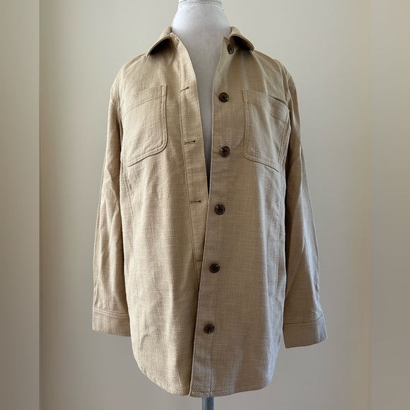 Talbots Jackets & Blazers - CUTE Talbots Khaki Shirt/Jacket